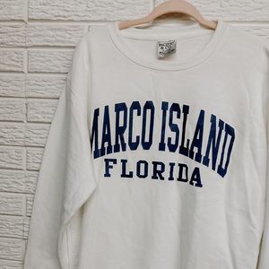 college sweatshirt // marco island fl